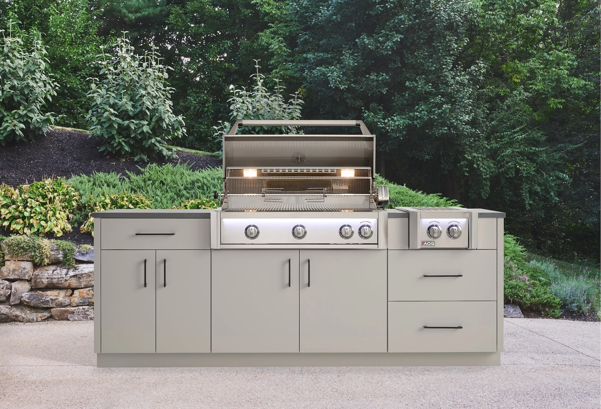 American Outdoor Grill outdoor kitchen install